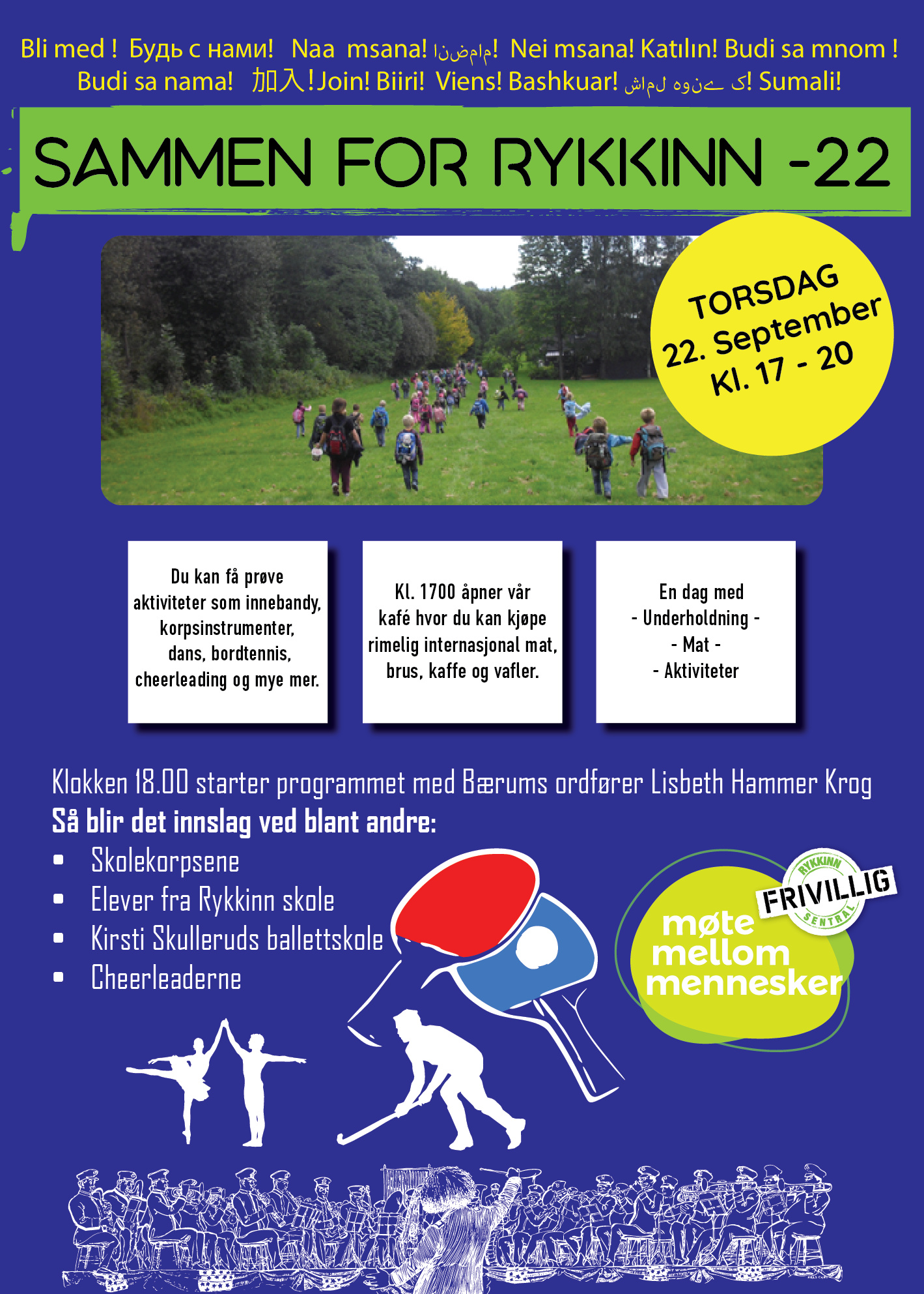 Sammen for Rykkinn i Rykkinnhallen 22.09.2022