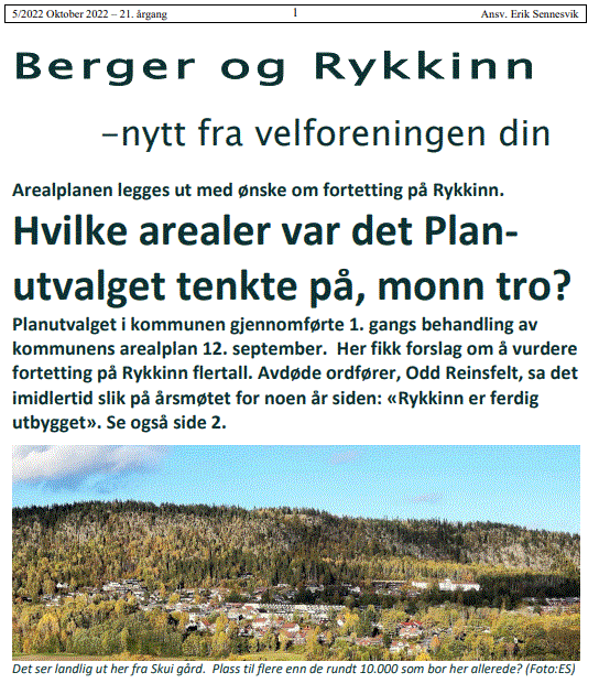 Velavisen for oktober 2022