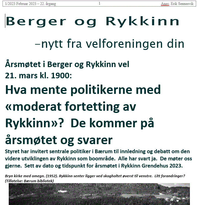 Velavisen for februar er på vei ut i i postkassene