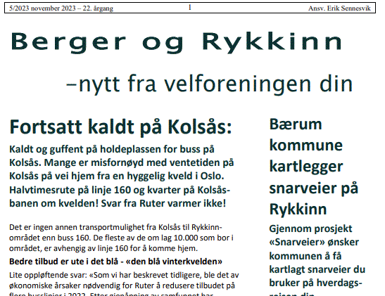 Velavisen for november 2023