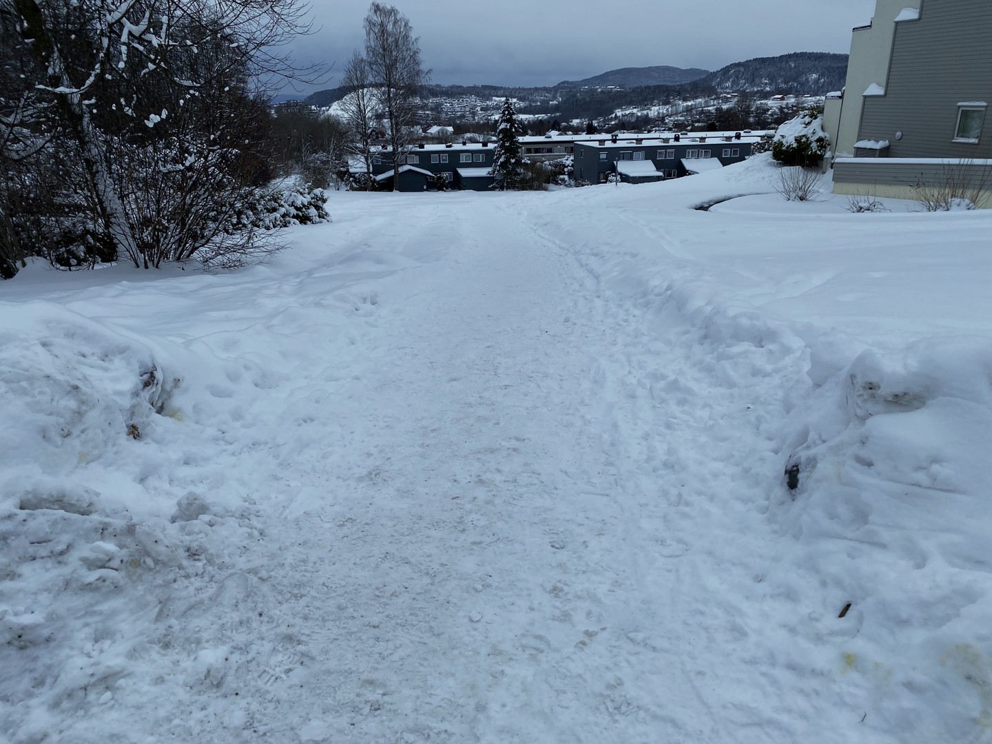 Snørydding med utfordringer