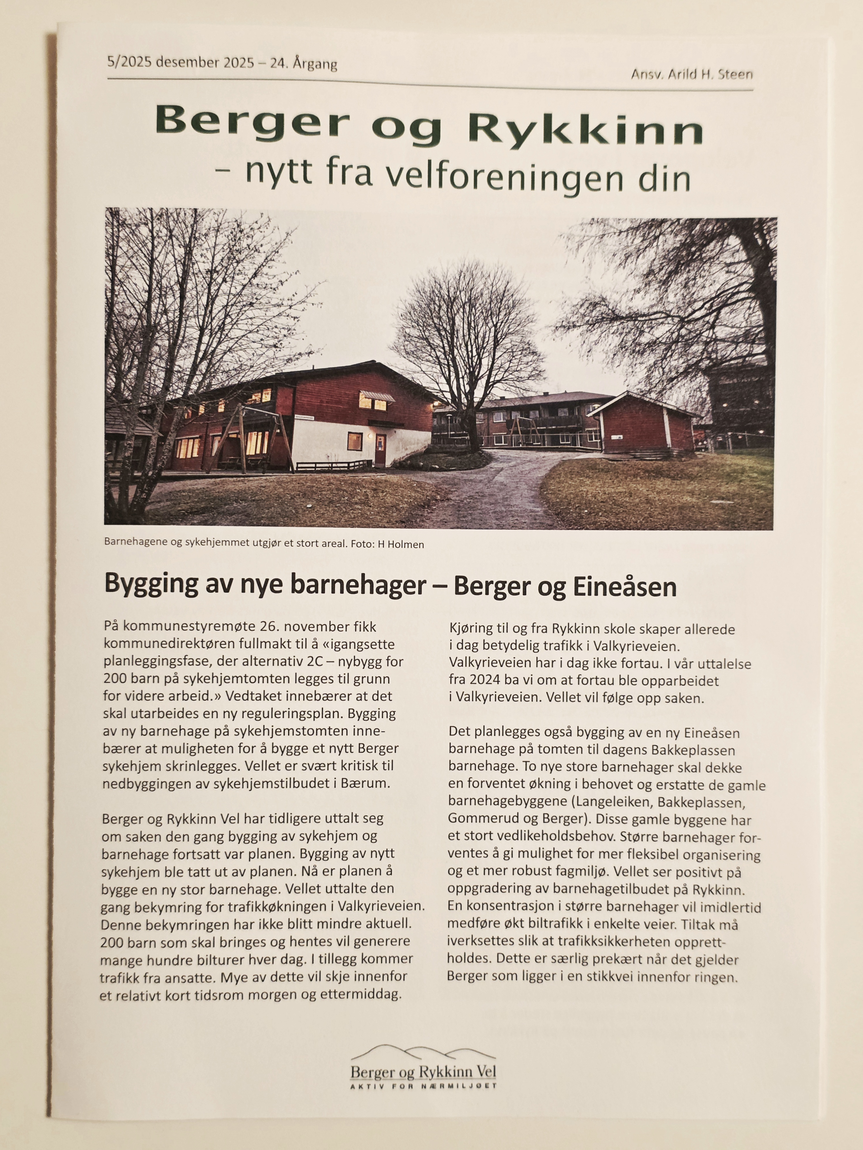 Artikkelbilde til artikkelen Ny velavis i postkassen