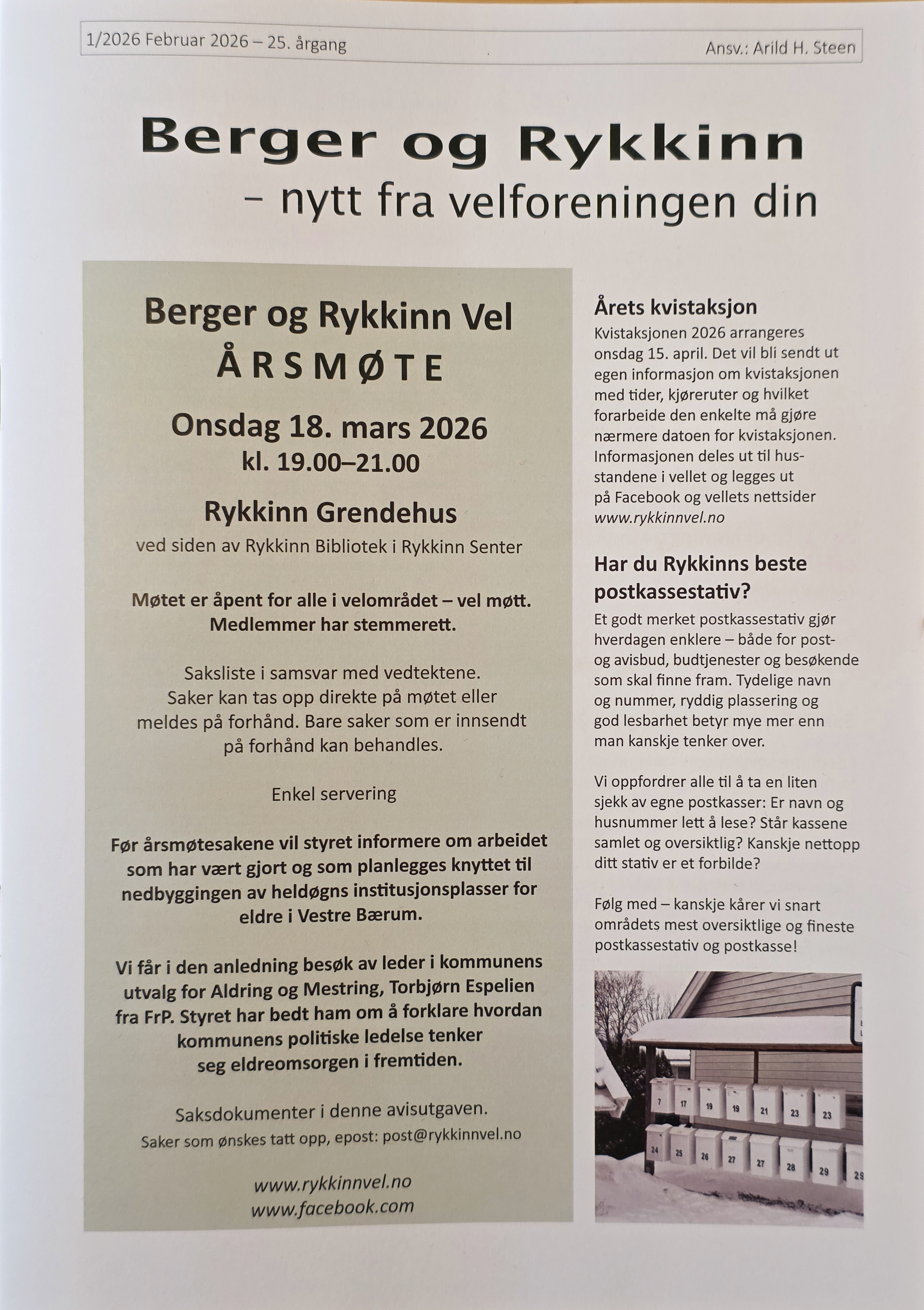 Artikkelbilde til artikkelen Årets første velavis er ute