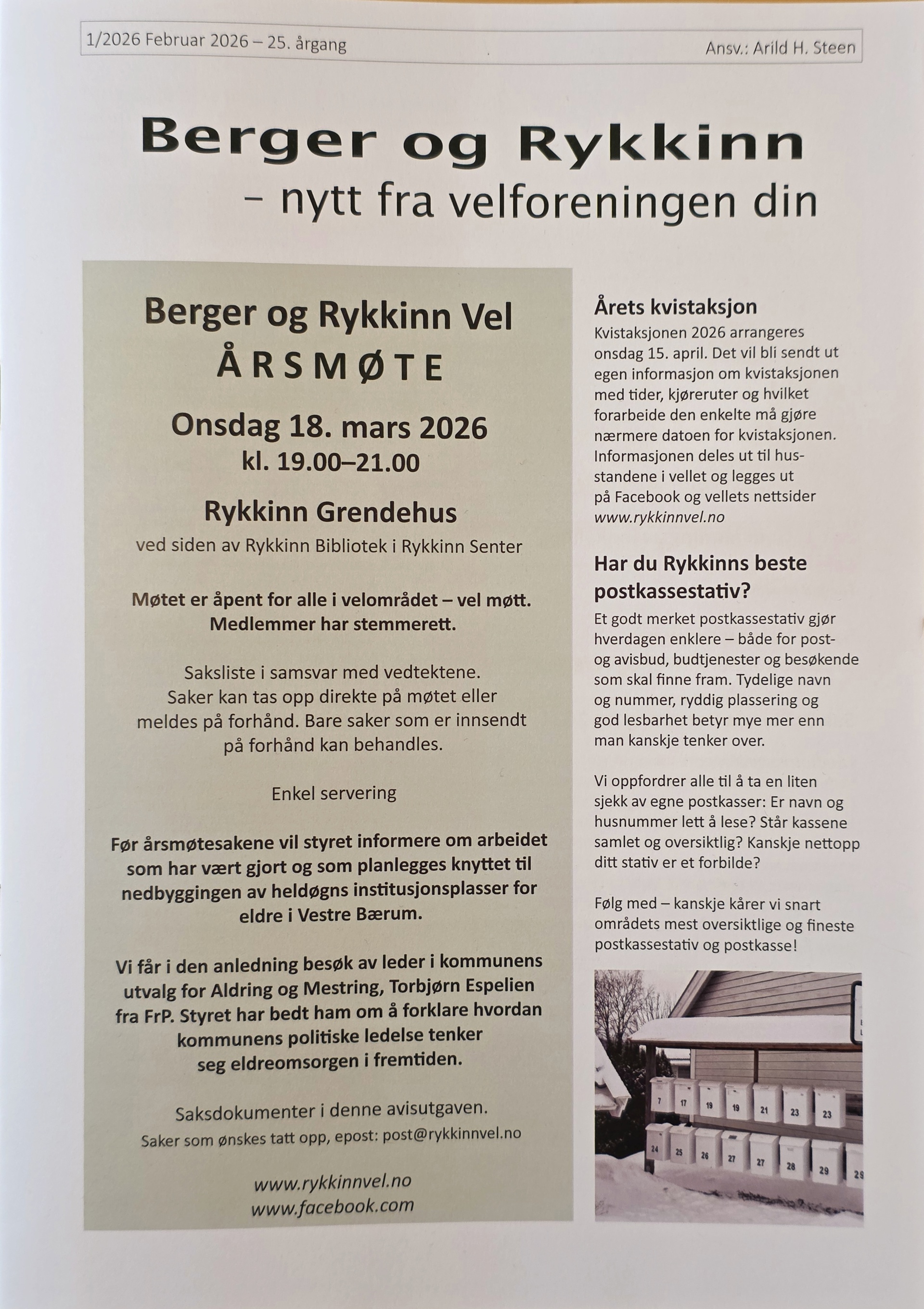 Årets første velavis er ute